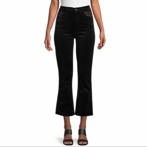 MOTHER the smooth hustler velour kick flare pants